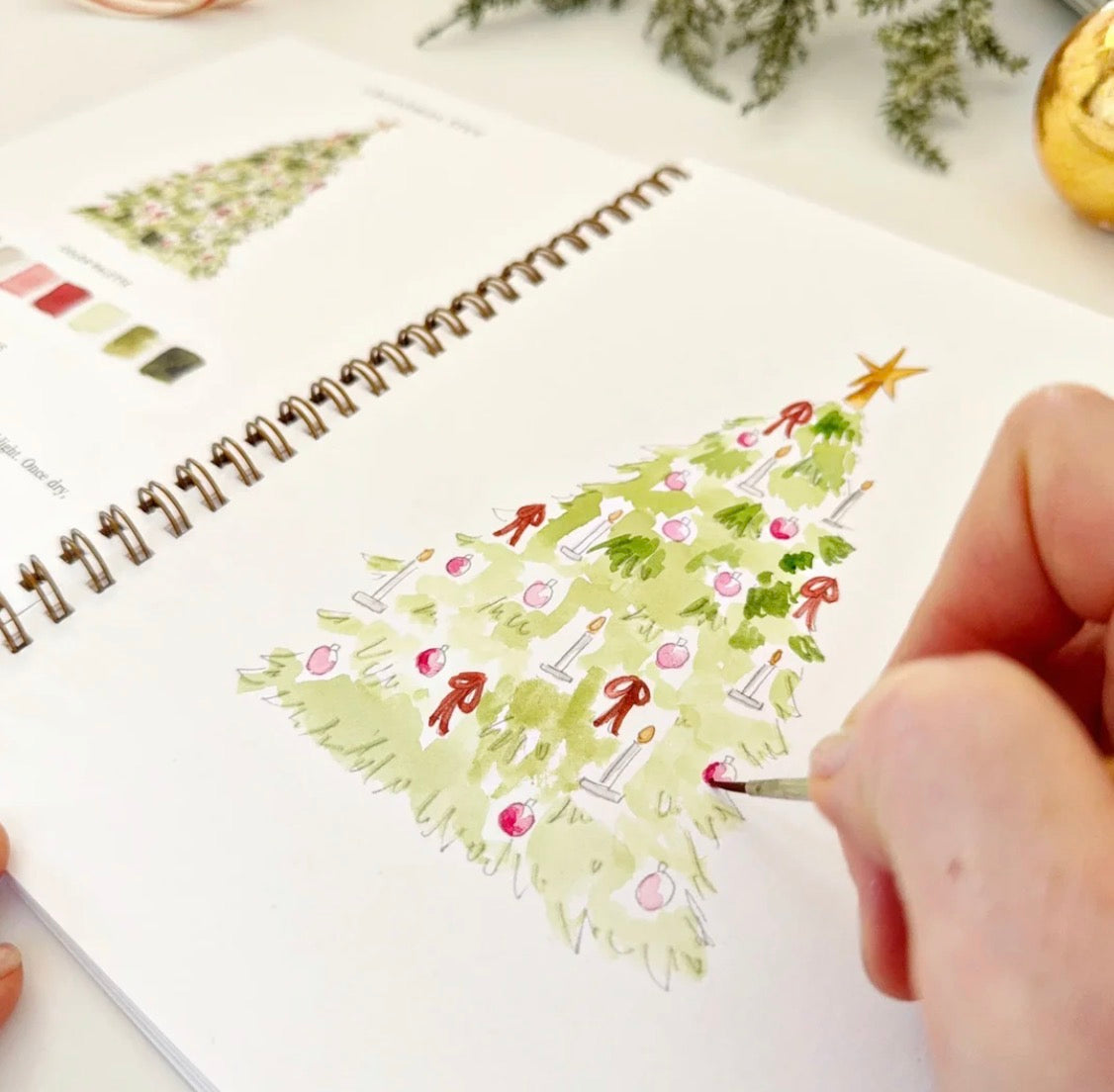 Nutcracker Watercolor Workbook