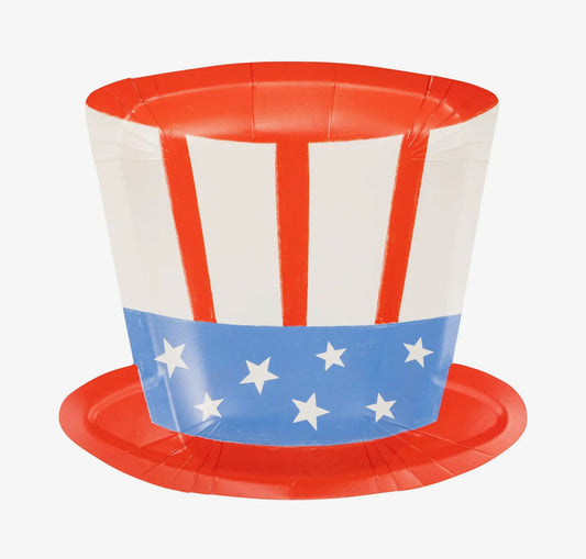 Uncle Sam’s Hat Paper Plate