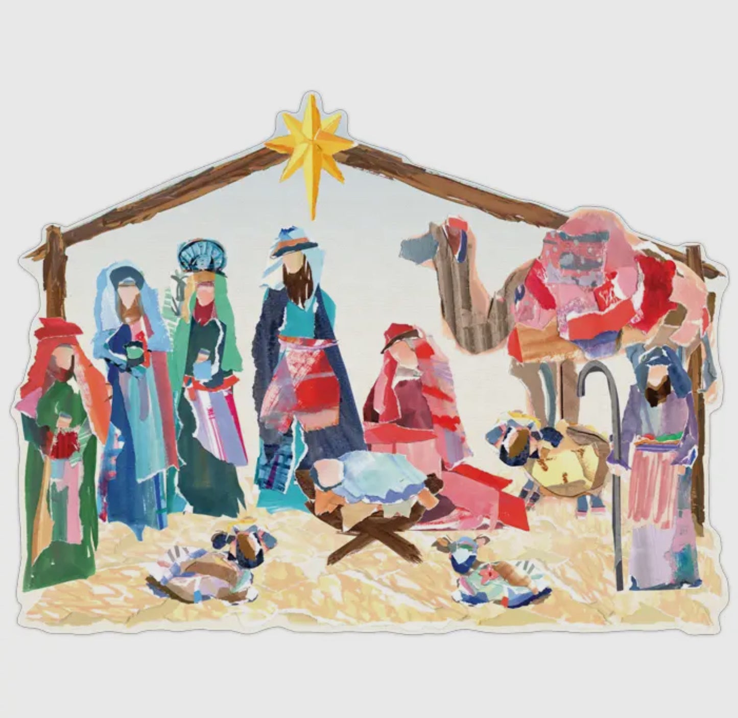 Nativity Scene Posh Die-Cut Placemat