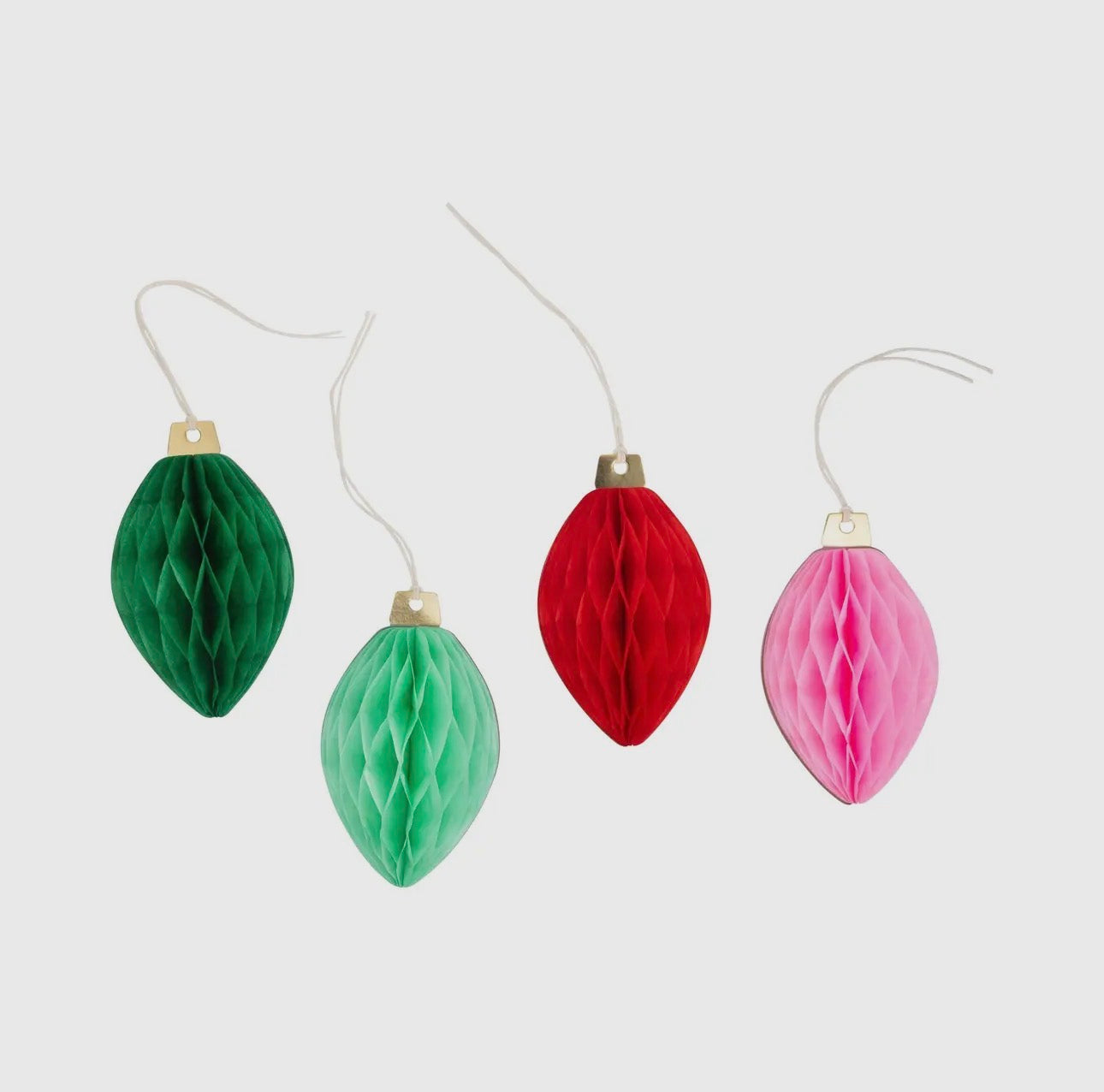 Honey Comb Light Bulb Tag Set