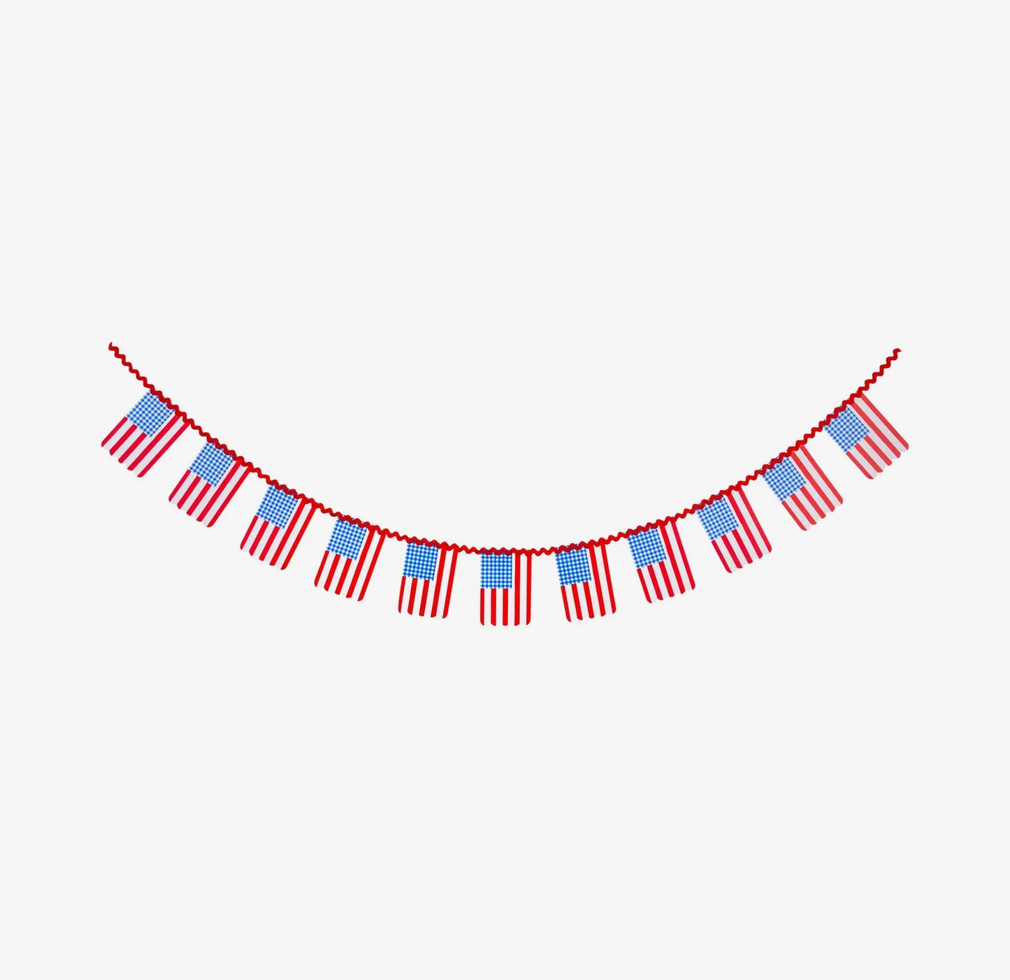 Gingham Flag Banner