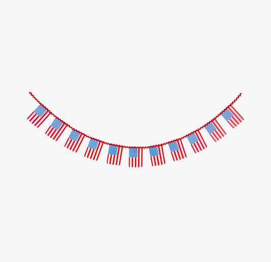 Gingham Flag Banner