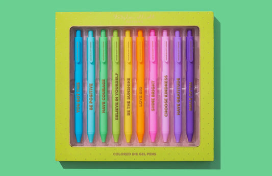 Gel Pen Set- Motivational