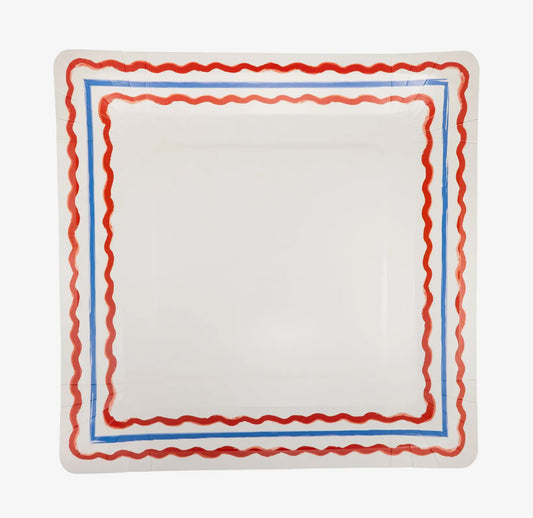 Border Paper Plate 11”