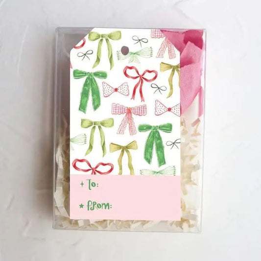 Festive Bow Gift Tag