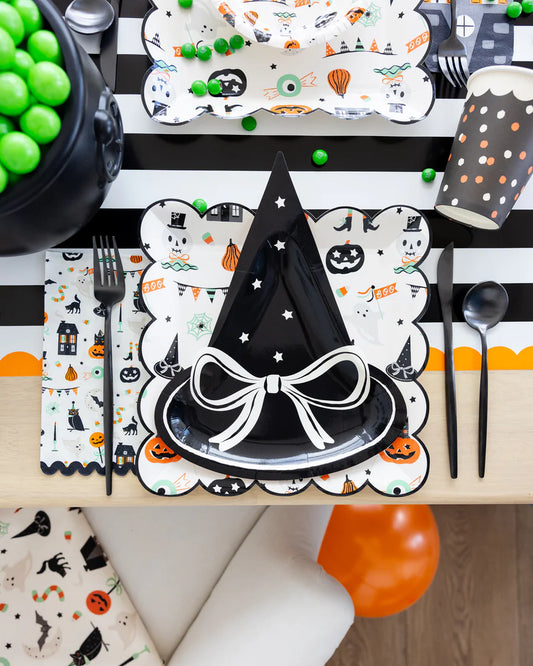 Witch Hat Shaped Paper Plate