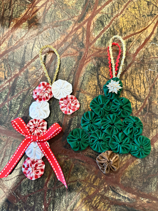 Handmade YoYo Ornament