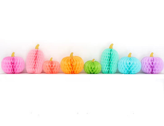 Honeycomb Paper Pumpkins