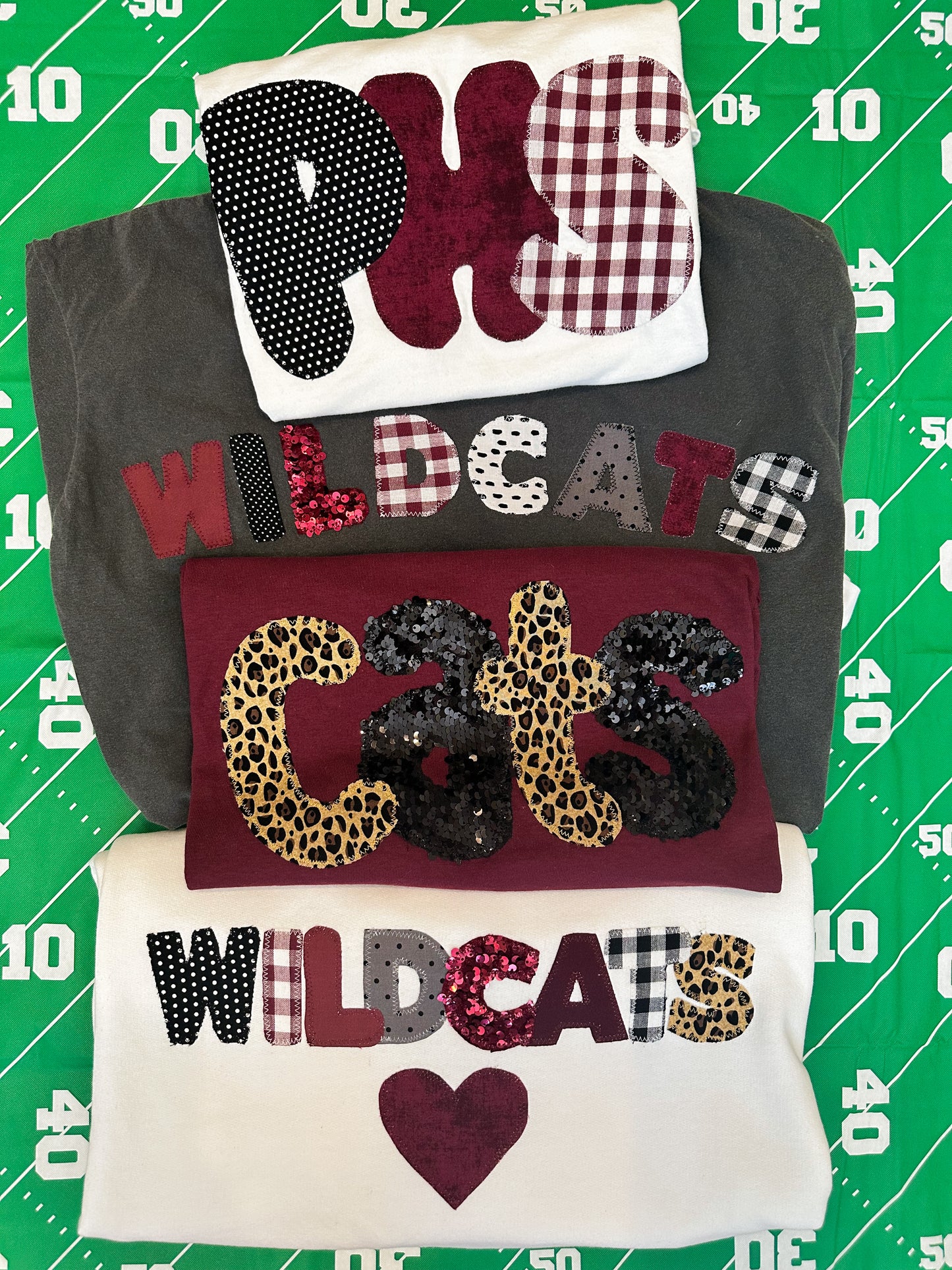 Custom School Spirit Shirt with Trim