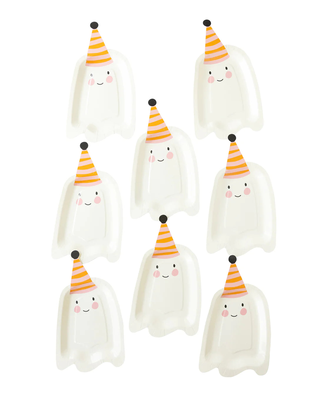 Ghoul Gang Ghost Shaped Paper Plate