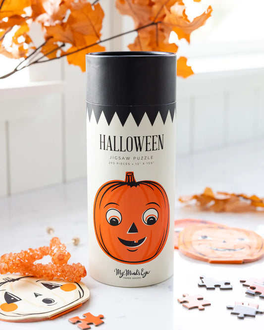 Vintage Halloween Pumpkin Puzzle