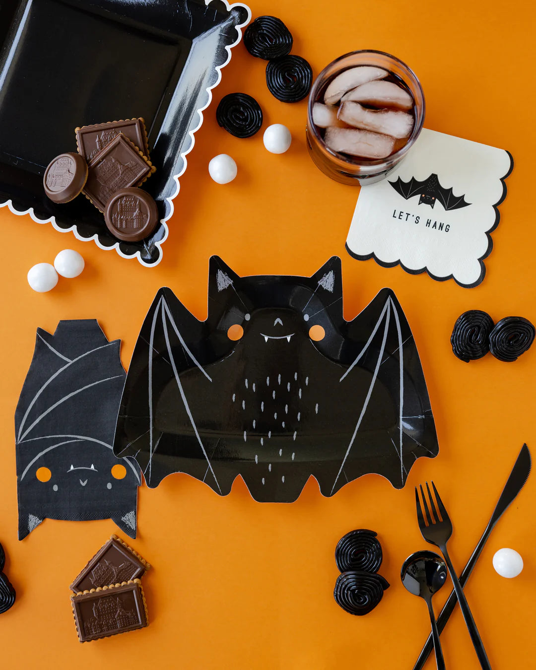 Bat Shaped Paper Plate