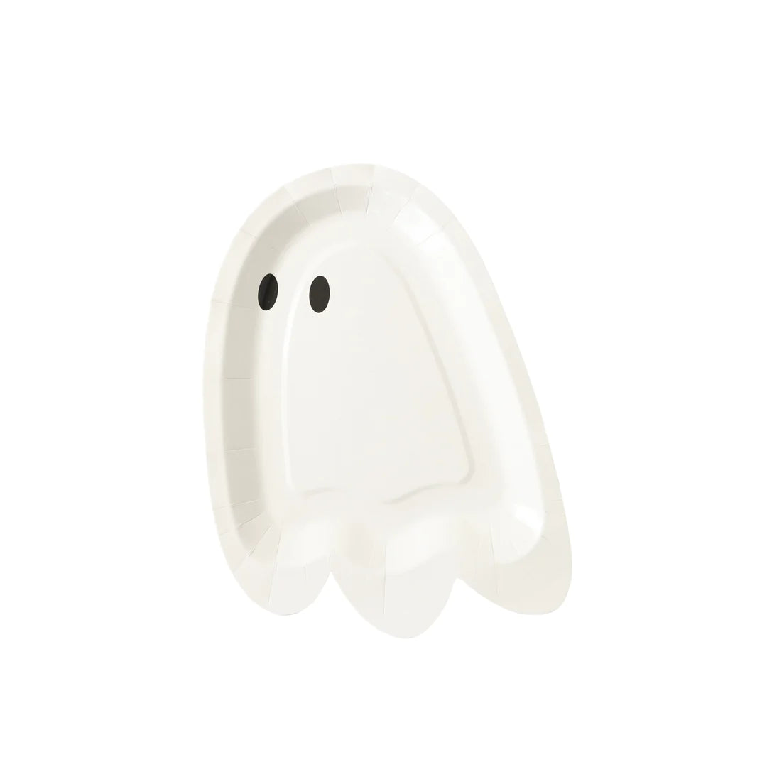 Long Ghost Shaped Paper Plate