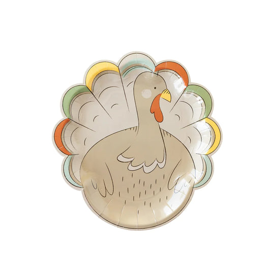 Harvest Turkey Shaped Plate