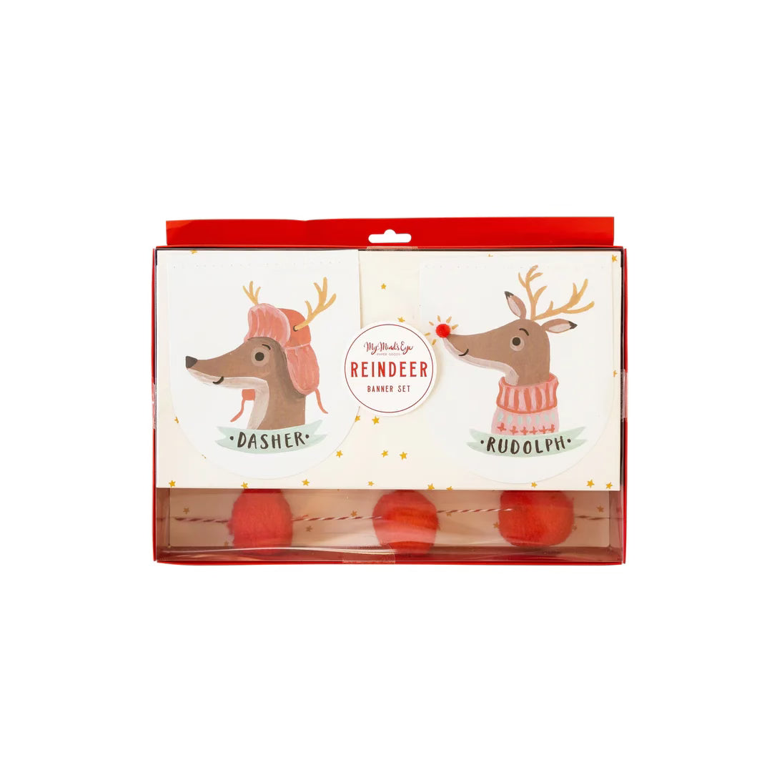 Reindeer Banner Set