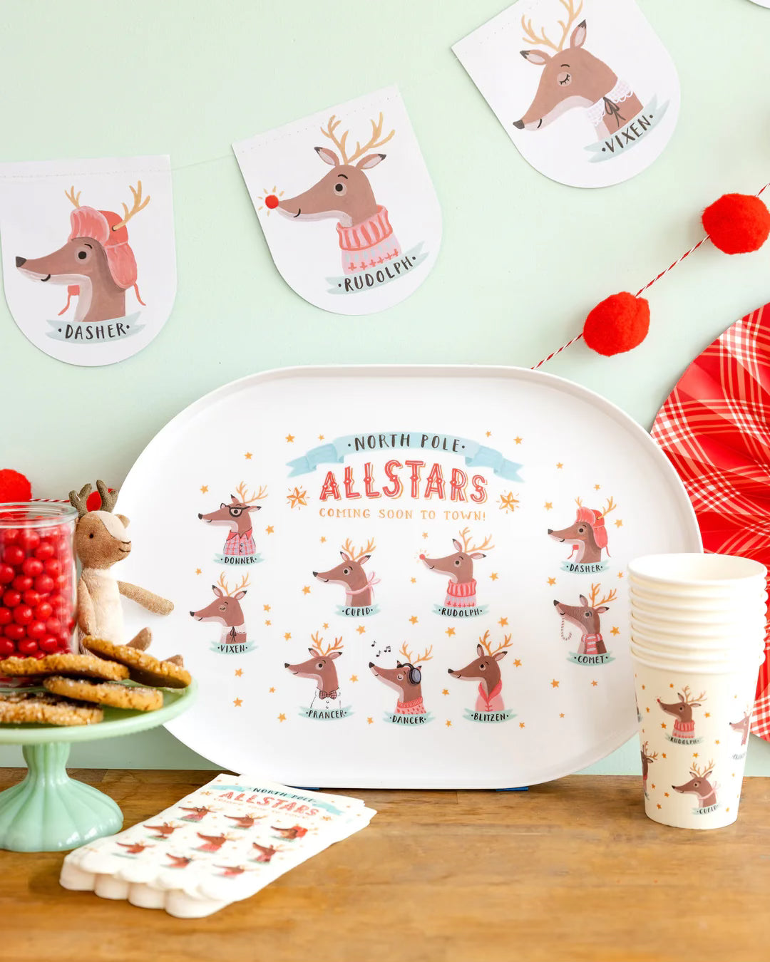 Reindeer Banner Set