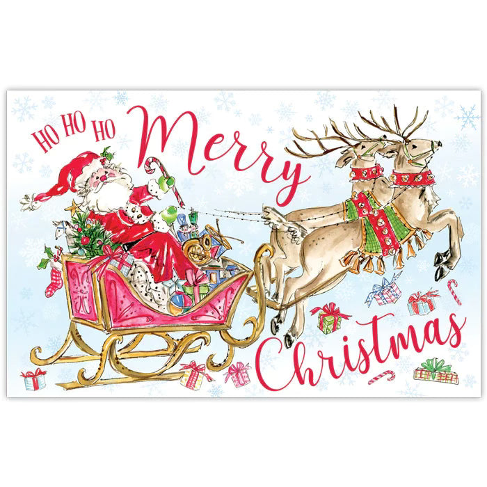 Santa Sleigh Placemat