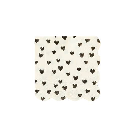 Black Hearts Cocktail Napkin