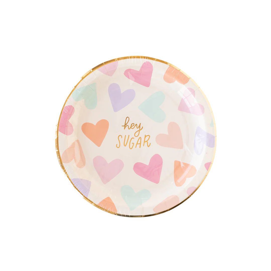 Hey Sugar Paper Plate
