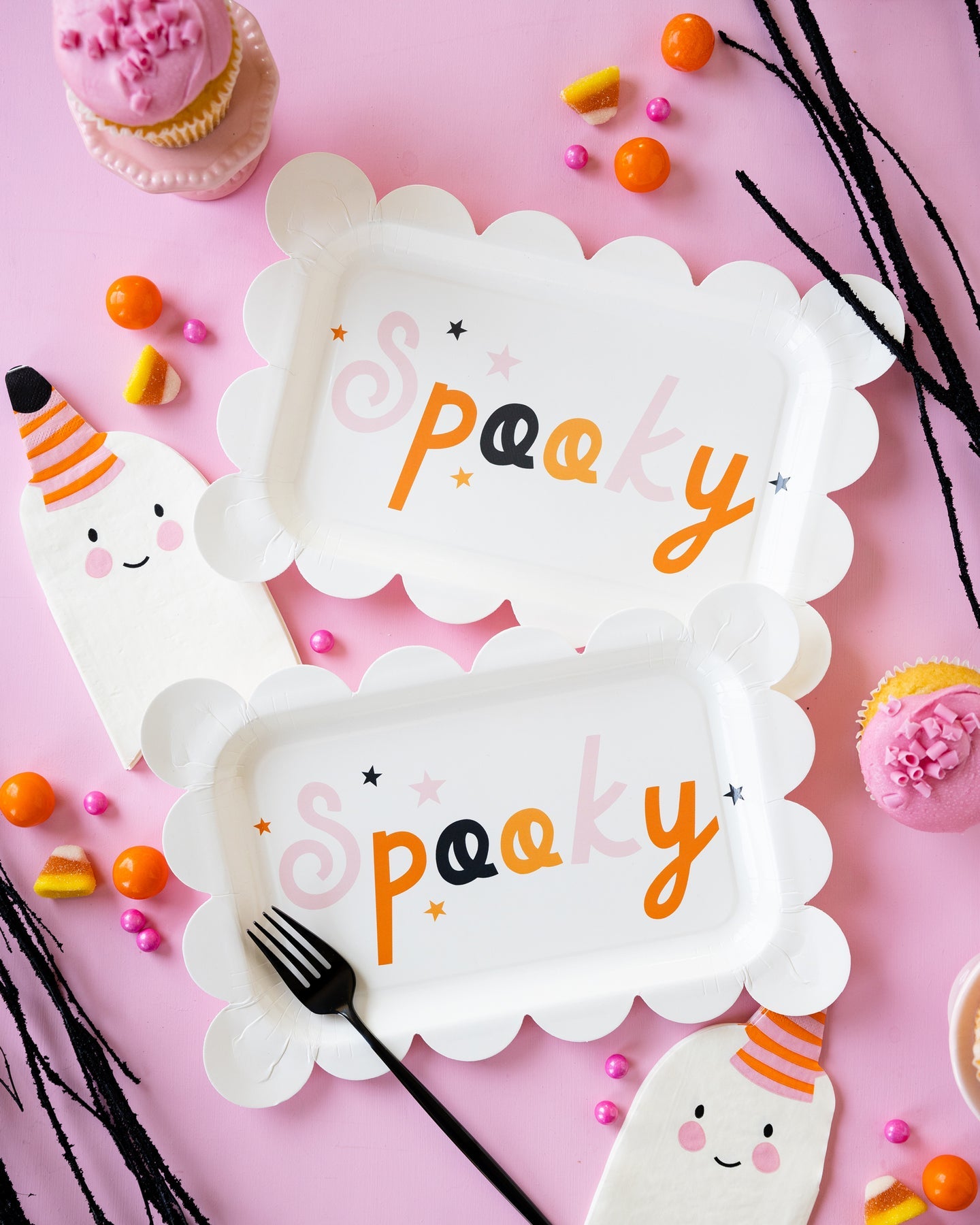 Party Ghost Shaped Paper Napkin