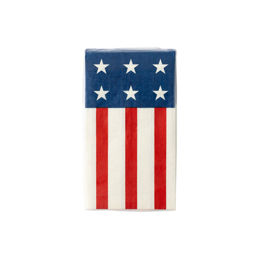 Denim and Stripes Paper Dinner Napkin