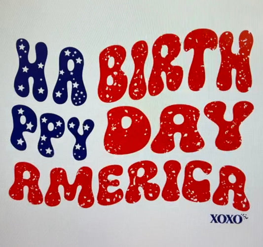 Happy Birthday America T-Shirt Youth