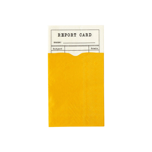 Back to School Report Card Napkin