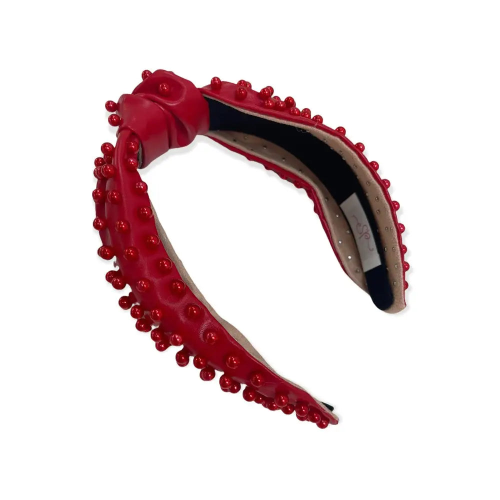 Red Pearl Headband