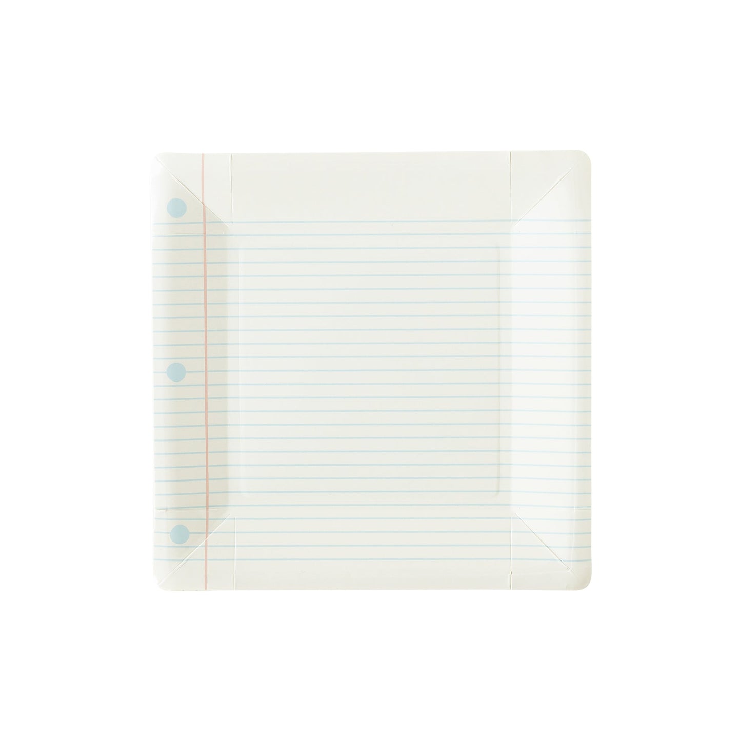 Notebook Paper Plate