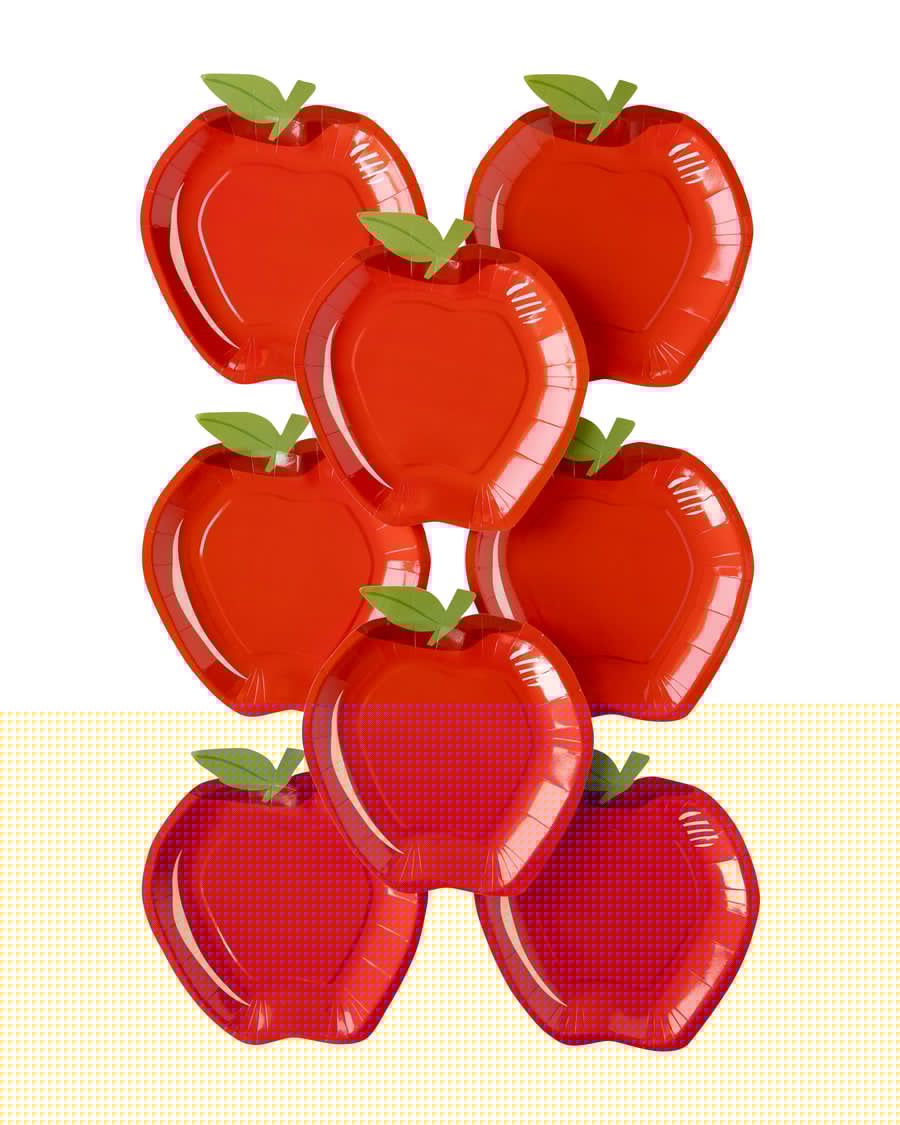 Apple Shaped Paper Plate
