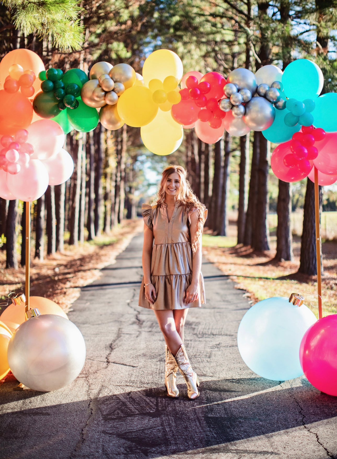 Gold Metallic Dress