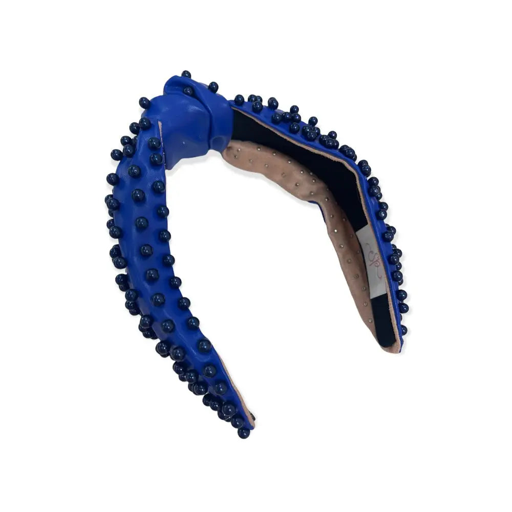 Royal Blue Pearl Headband