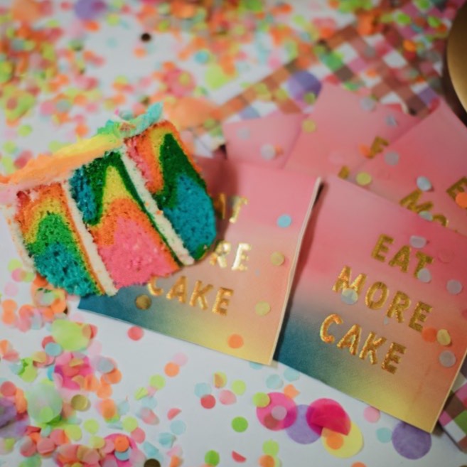 Eat More Cake Napkins