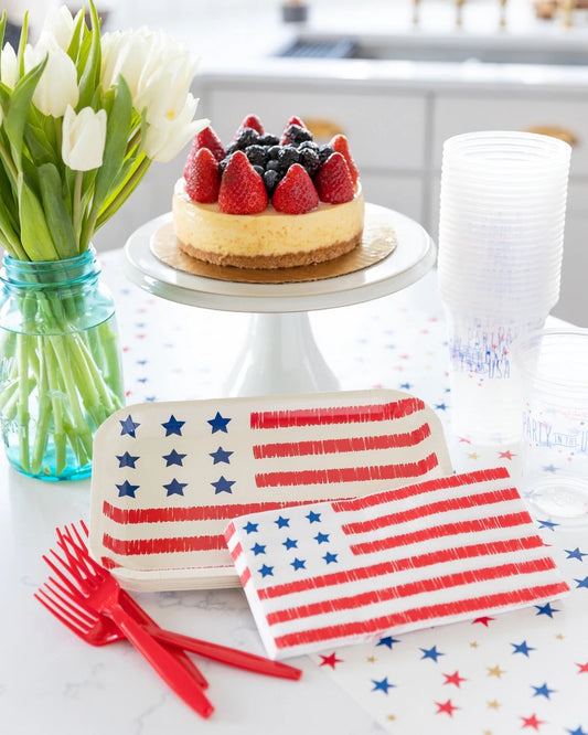 American Flag Napkin