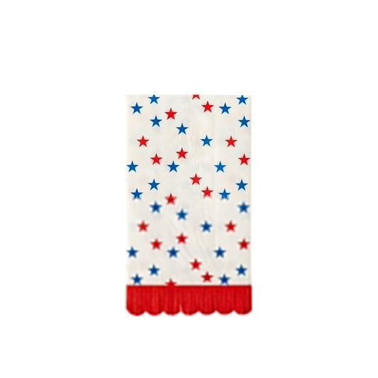 Scallop Fringe Star Paper Guest Towel Napkin