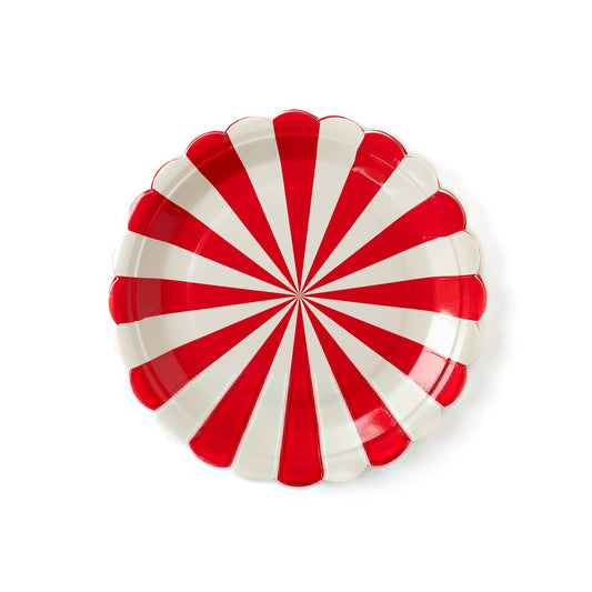 Circus Stripe 9 Inch Plate