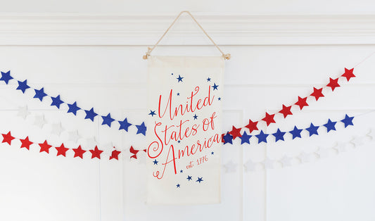 Canvas Hanging Door Flag