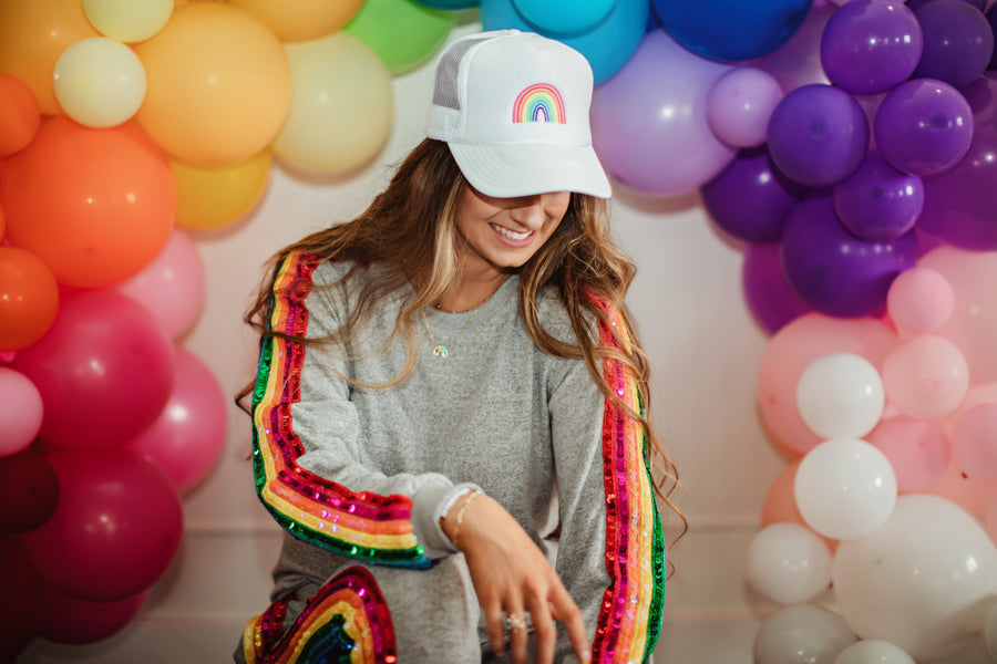 Rainbow Trucker Hat