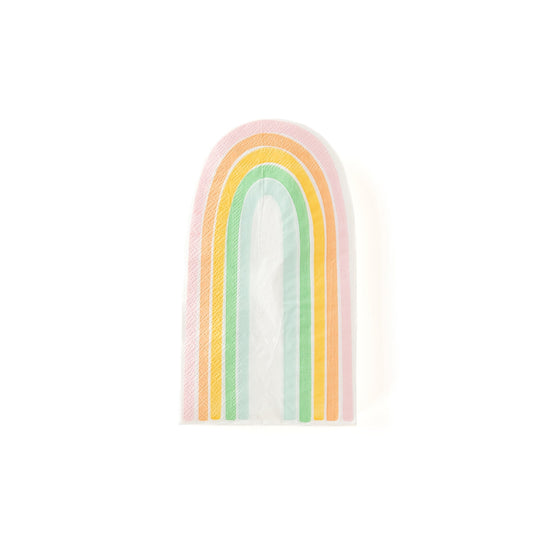 Pastel Rainbow Shaped Napkin