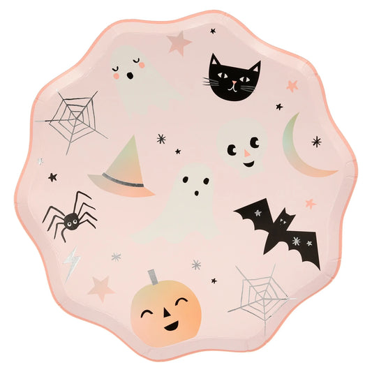 Pastel Halloween Dinner Plates (x8)