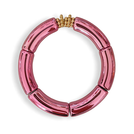 Metallic Pink Bracelet