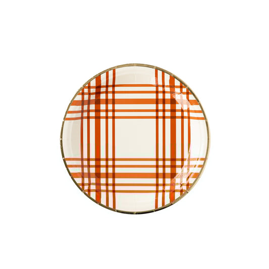 Harvest Plaid Plate