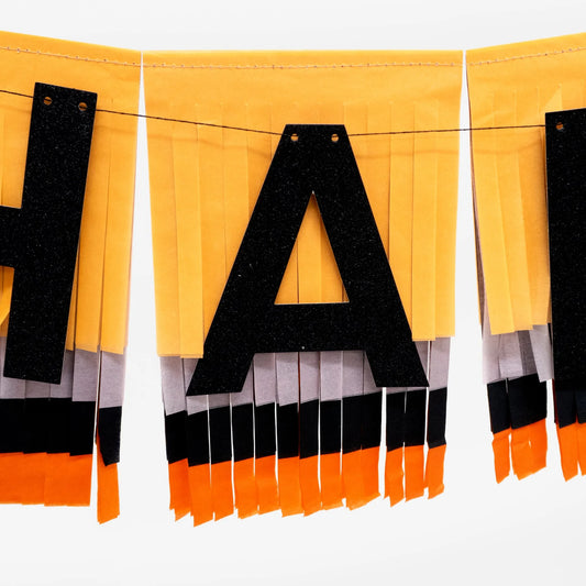 Happy Halloween Fringe Garland