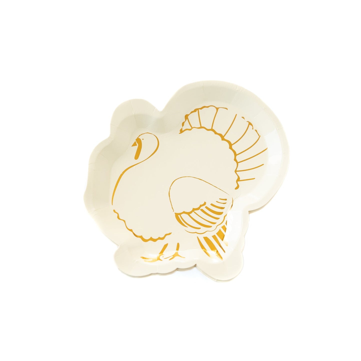 Gold Turkey Plates