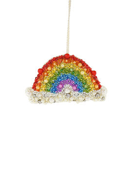 Beaded Rainbow Ornament