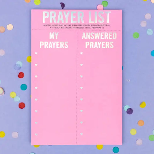 Prayer List Notebook