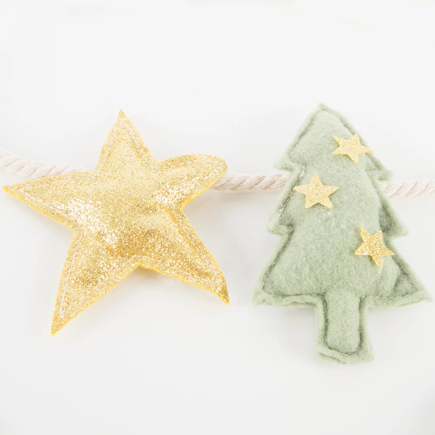 Festive Icon Felt Garland