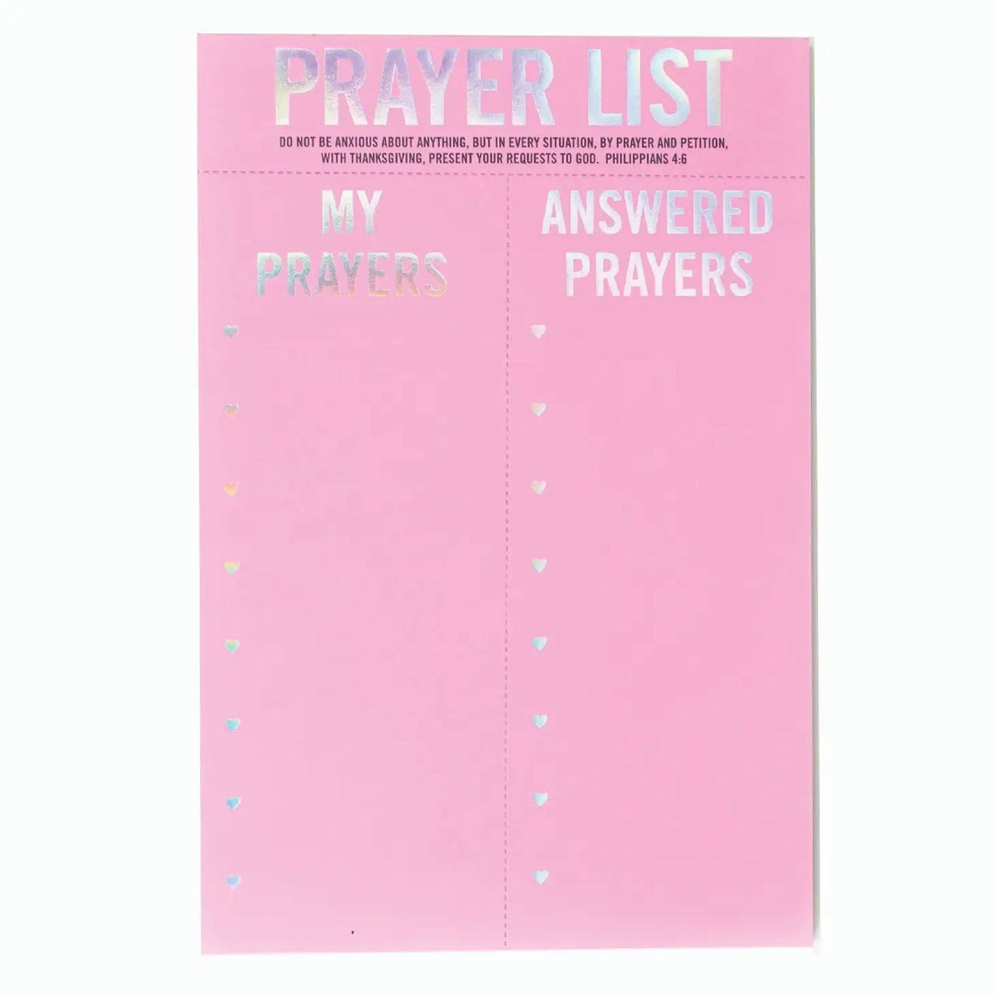 Prayer List Notebook