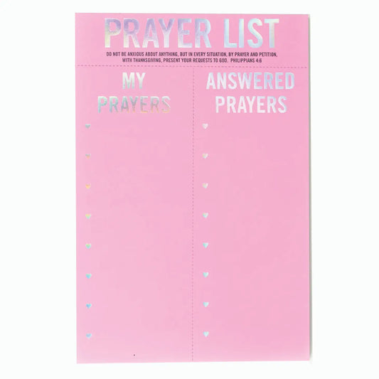Prayer List Notebook