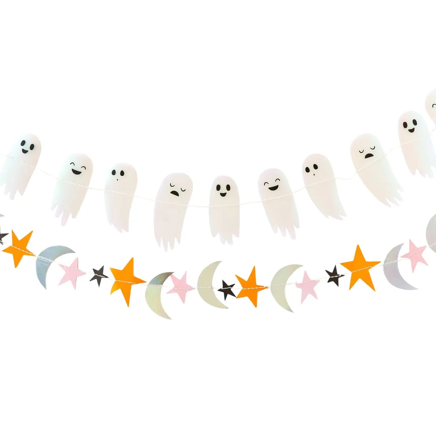 Trick or Treat Ghosts Banner Set
